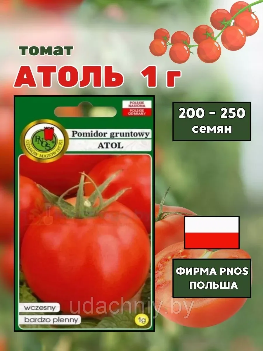 Томат Атоль. 1 г. "PNOS", Польша.