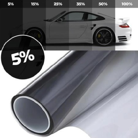 Пленка тонировочная для автомобиля 50см SUPERDARK BLACK 5% CH-50-SDB