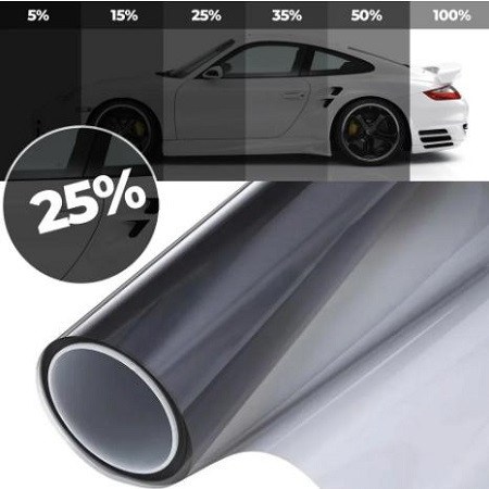 Пленка тонировочная для автомобиля 50см BLACK 25% CH-50-BL