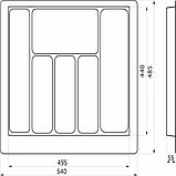 Вкладыш (лоток) для столовых приборов 600 мм (540*485), черный, фото 2