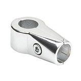 Соединитель 2-х труб d25 простой, хром, фото 3