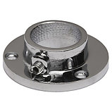 Крепление (фланец) трубы d32, хром, фото 3