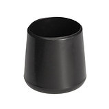 Заглушка наружняя трубы d25, черная, фото 3