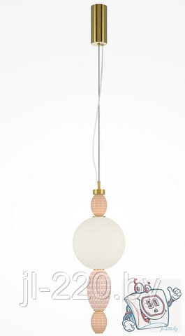 Светильник подвесной Maytoni Modern Adore MOD297PL-L12BS3K, IP20, латунь, разноцветный