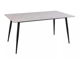 Стол обеденный SIGNAL RION серый лак/черный 130/70
