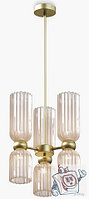 Светильник подвесной Maytoni Modern Antic MOD302PL-06CG, IP20, золото, коньячный