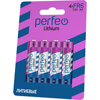 Элемент питания FR6 - Perfeo Lithium 1.5V, (AA)