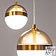 Светильник подвесной Maytoni Modern Area MOD295PL-L120BBS3K, IP20, черный и латунь, коньячный, фото 6