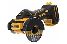 Мини угловая шлифмашина аккумуляторная бесщеточная DeWALT DCS438N (диск 76 мм, 3 диска в компл., без АКБ), фото 3