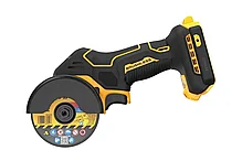 Мини угловая шлифмашина аккумуляторная бесщеточная DeWALT DCS438N (диск 76 мм, 3 диска в компл., без АКБ), фото 2