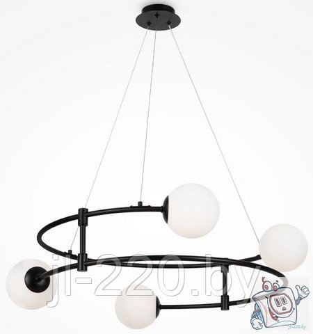 Светильник подвесной Maytoni Modern Balance MOD317PL-04B, IP20, черный, белый
