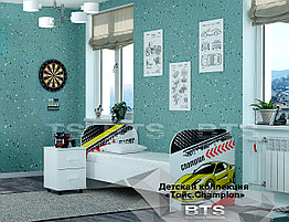 Детская комната Тойс (Champion) - Белый / Фотопечать (BTS)
