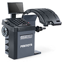 KraftWell PERFECTA KRW246E Балансировочный станок автомат TOUCH SCREEN 21,5", пневмоприжим, лазер