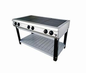 ПЛИТА ЭЛЕКТРИЧЕСКАЯ KAYMAN ПЭ-6-11 (1400x800x900, 185 кг, 6 конфорок, 295х415 мм . 18 кВт 380В )