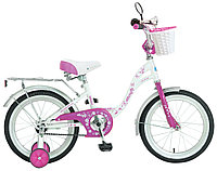 Детский велосипед для девочки Novatrack Butterfly 20 ( розовый)
