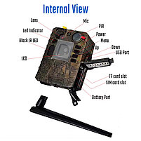 Фотоловушка 4G BolyGuard BG410-MS / Лесная камера для охоты и охраны с ИК-подсветкой 30 м, фото 3