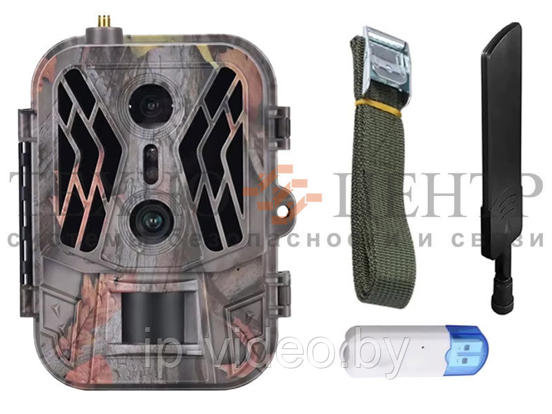 Фотоловушка Suntek HC-950Pro 4G / Лесная камера с двойным объективом, фото 36 МП и видео 4K