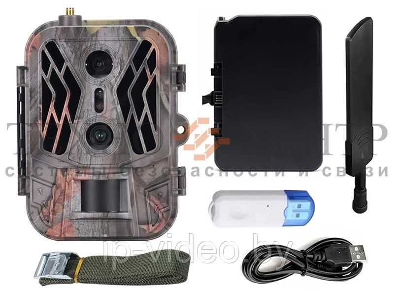 Фотоловушка Suntek HC-950Pro-Li 4G / Лесная камера с двойным объективом, фото 120 МП и видео 4K