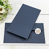 Конверт для денег, 16,9*9,4 см., 10 шт./уп.. темно-синий