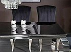 Стол обеденный SIGNAL PRINCE черный/хром 180/90, фото 5