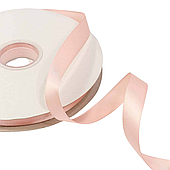 Лента атласная, 1,5 см*100 ярд., кремовый