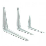 Кронштейн с ребром жесткости 250*300 мм, белый, фото 3