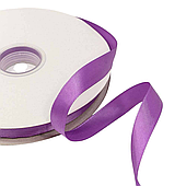 Лента атласная, 1,5 см*100 ярд., фиолетовый