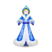 3D фигура надувная Снегурочка, размер 300см, внутренняя подсветка 9LED, компрессор с адаптером 12В, IP44 NEON-