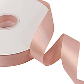 Лента атласная, 25 мм*100 ярд., кремовый