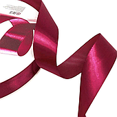 Лента атласная, 25 мм*100 ярд., винный
