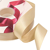 Лента атласная, 25 мм*100 ярд., пудровый