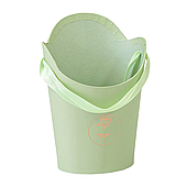 Коробка "Ваза для цветов" 13,5*10*19, бледно-зеленый