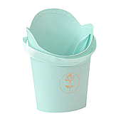 Коробка "Ваза для цветов" 13,5*10*19, голубой