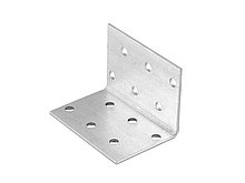 Уголок крепежный  равн 2,0 мм, KUR 50x50x50 мм  - 710-2055