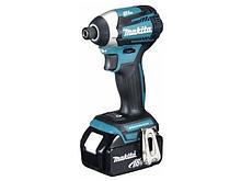Аккум. шуруповерт MAKITA LXT DTD 153 RFE в чем. (18.0 В, 2 акк., 3.0 А/ч Li-Ion, 1 скор., 170 Нм, шурупы до 13