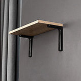 Полкодержатель регоменсоль 12см, черный, фото 3