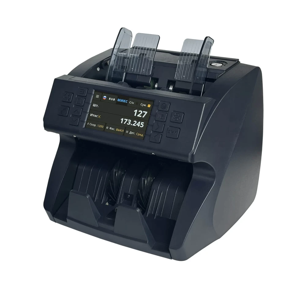 Счетчик банкнот с детектором подлинности MERTECH C-100 CIS MG touch screen