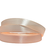 Лента атласная, 1,5 см*23 м, персиковый
