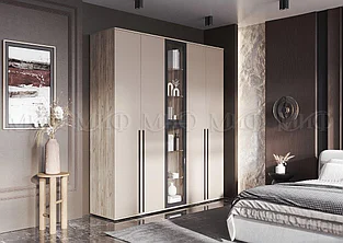 Модульные шкафы Норд (Композиция 1) - Кашемир / Крафт Серый (МИФ)