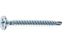 Саморез 3.5х32 мм для монтажа ГКЛ к металлу, цинк, со сверлом (1000 шт в карт. уп.) STARFIX
