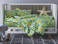 Детский комплект постельного белья (Совушки фисташковый)