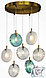Светильник подвесной Maytoni Modern Frozen MOD254PL-07BS, IP20, латунь, разноцветный, фото 2