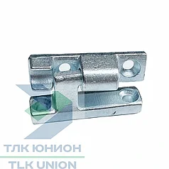 Шарнирная бортовая петля 120 мм, DAMA DM02057+DM02058