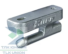 Шарнирный палец бортовой петли, аналог 6572, 76х38х24 мм, Suer 385111817 / 385112817