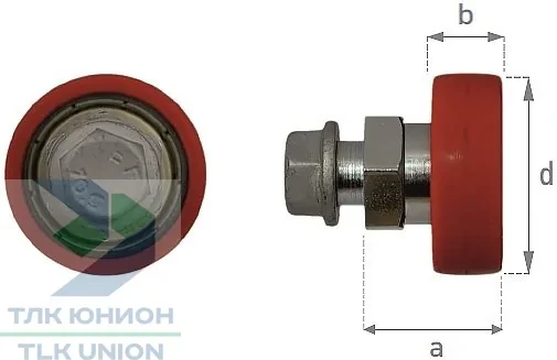 Ролик сдвижной крыши, 26x9 мм, Bozamet 68.V.014