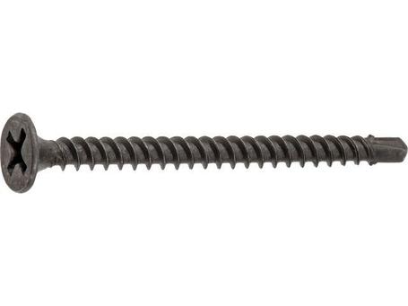 Саморез для монтажа ГКЛ (к металлу), сверло, короб