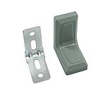 Уголок 26х26 монтажный с декоративной накладкой серый, фото 3