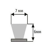 Уплотнитель щеточный самоклеящийся черный, фото 2
