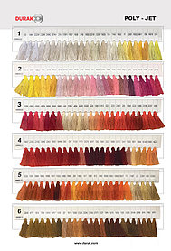 КАРТА ЦВЕТОВ НИТКА ШВЕЙНАЯ DURAK Poly-Jet