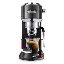 Кофеварка рожковая DeLonghi Dedica Arte EC885.GY, фото 3